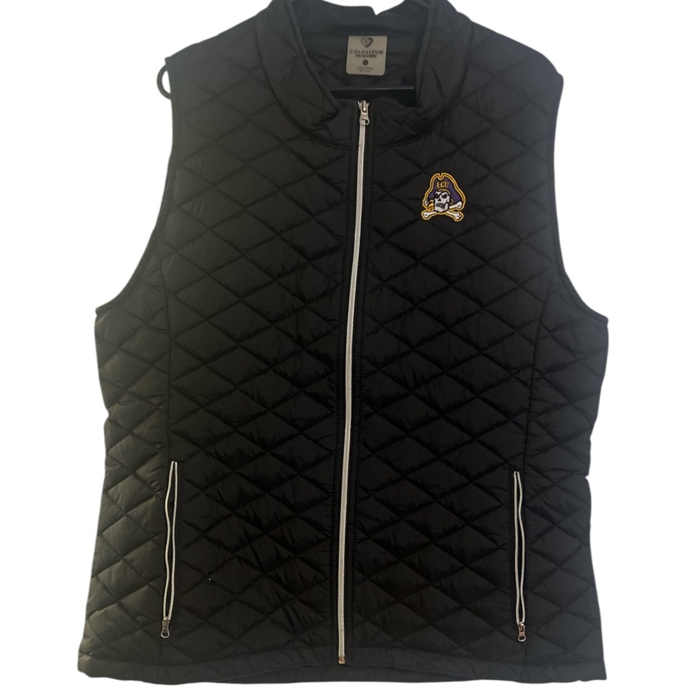 East Carolina University quilted vest size xxl